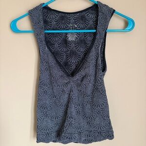 Free People Intimately Love Letter Sweetheart Neckline Stretch Tank Top